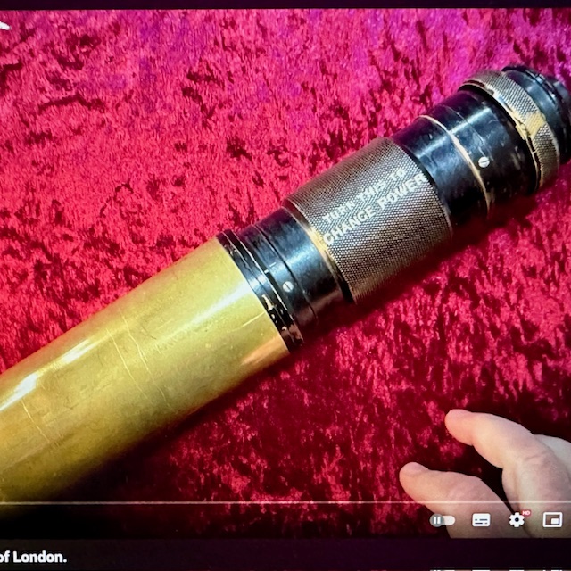Ref: WW1 c1915 Naval Telescope and Box.